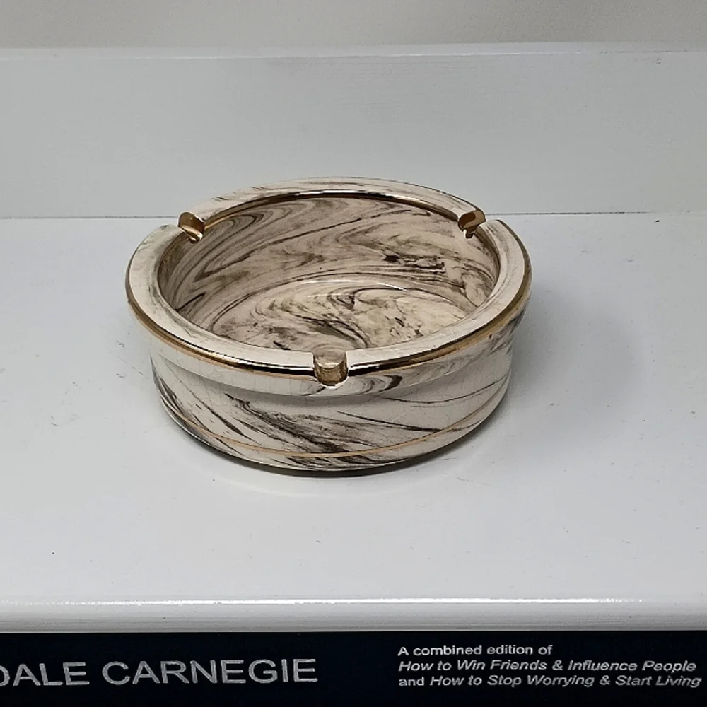 Hand made 24kt Ash Tray